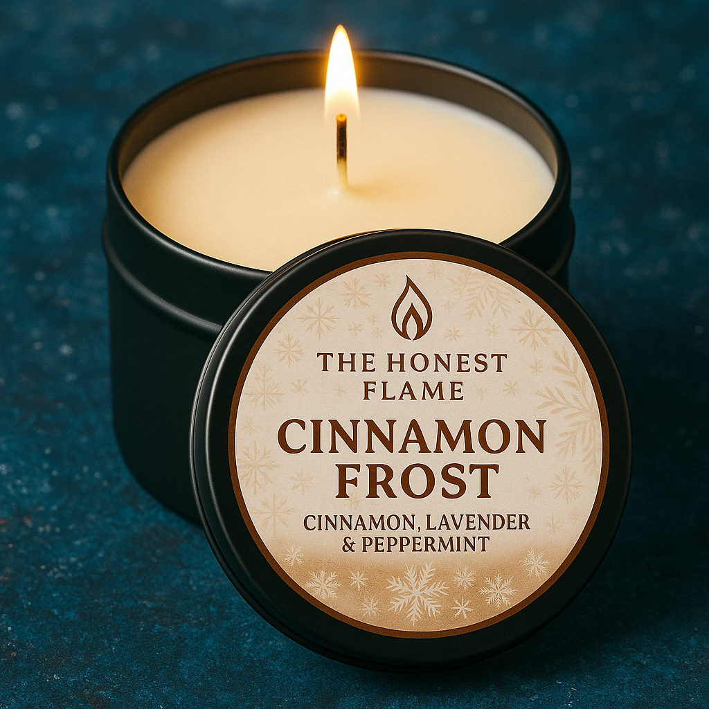 Cinnamon Frost  8oz – Cinnamon · Lavender · Peppermint Soy Candle